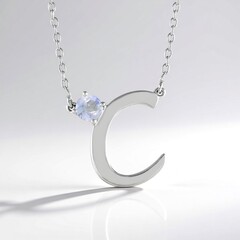 Collana in argento con Pietra di Luna Arcobaleno
