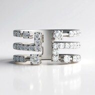 Anillo en oro con Diamante SI2 (H) (CIRARI)