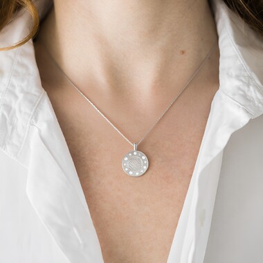 Ciondolo in argento con Zircone (MONOSONO COLLECTION)