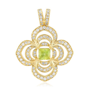 Pendentif en argent et Sphène