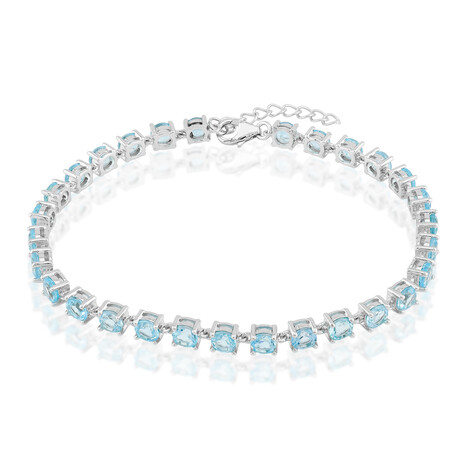 Bracelet en argent et Topaze bleu ciel