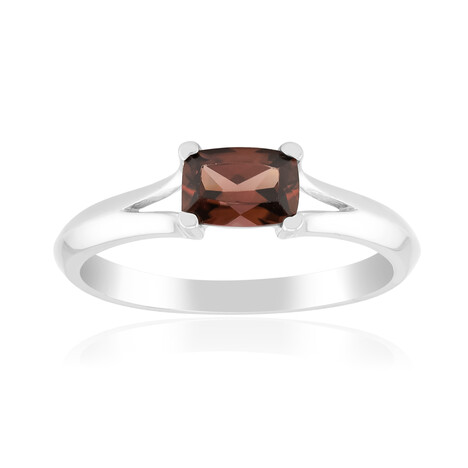 Anillo en plata con Zircón rosado