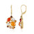 Carnelian Silver Earrings (KM by Juwelo)