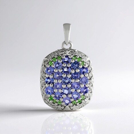 Ciondolo in argento con Tanzanite