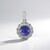 Ciondolo in argento con Tanzanite