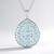 Collana in argento con Topazio Blu Cielo
