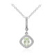 Collier en argent et Grenat Tsavorite