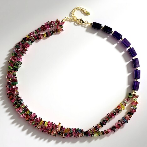 Collana in argento con Tormalina (Riya)