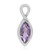 Amethyst Silver Pendant