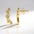Orecchini in argento con Diamante Champagne I2 (de Melo Essence)