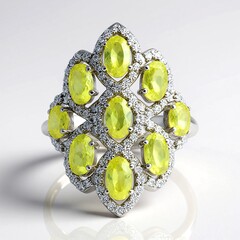 Anello in argento con Sfene
