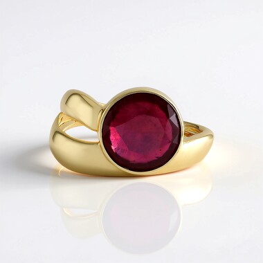 Anillo en oro con Rubí de Madagascar (de Melo Gold)