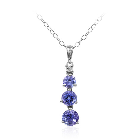 Collana in oro con Tanzanite AAA