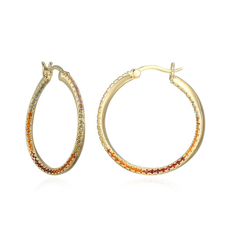 Pendientes en plata con Citrino