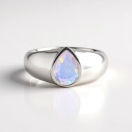 Welo-Opal-Silberring