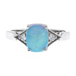 Bague en or et Opale Welo AAA