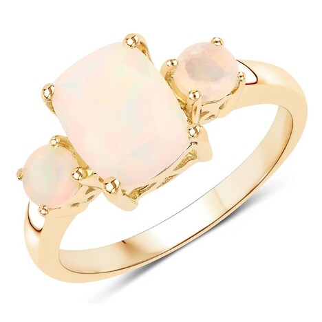 Anello in argento con Opale di Welo