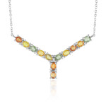 Collier en argent et Saphir