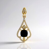 Pendentif en argent et Opale Mezezo