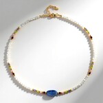 Collana in argento con Cianite (Riya)