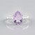 Anello in argento con Ametista Rose de France
