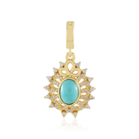 Ciondolo in argento con Turchese