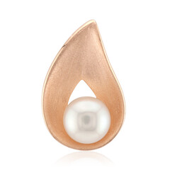 Pendentif en argent et Perle blanche de culture d'eau douce (TPC)