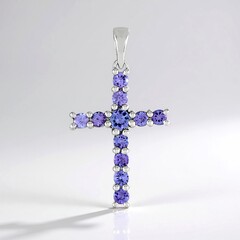 Ciondolo in argento con Tanzanite