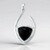 Ciondolo in argento con Onice Nero (MONOSONO COLLECTION)