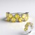 Anello in argento con Berillo Giallo