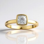 Anello in oro con Diamante SI1 (G) (Annette)