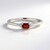 Bague en argent et Rubis de Tanzanie