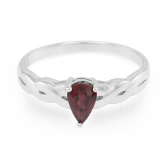 Bague en argent et Rubis du Malawi