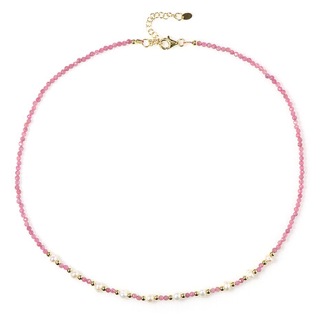 Edelstein-Silberhalskette (Riya)