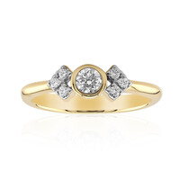 Anello in oro con Diamante IF (D)