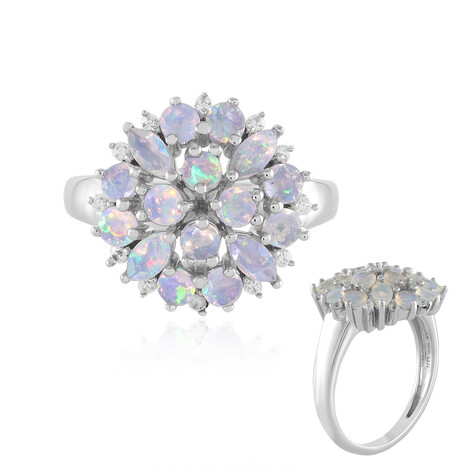 Anillo en plata con Ópalo de Welo