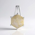 Ciondolo in argento con Quarzo Rutilato