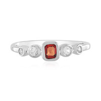 Tanzanian Ruby Silver Ring (Adela Silber)
