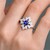 Bague en argent et Tanzanite