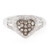 Anello in argento con Diamante Champagne