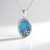 Collana in argento con Howlite Blu