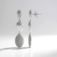 Orecchini in argento con Zircone (de Melo Essence)