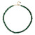 Collar en plata con Aventurina verde