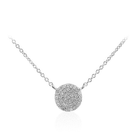 Zirkon-Silbercollier