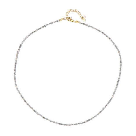 Silberner Diamant-Silberhalskette