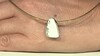 Pendentif en argent et Howlite (MONOSONO COLLECTION)