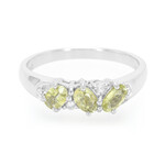 Anillo en plata con Turmalina cuprífera