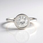 Anello in argento con Zircone (Adela Silber)