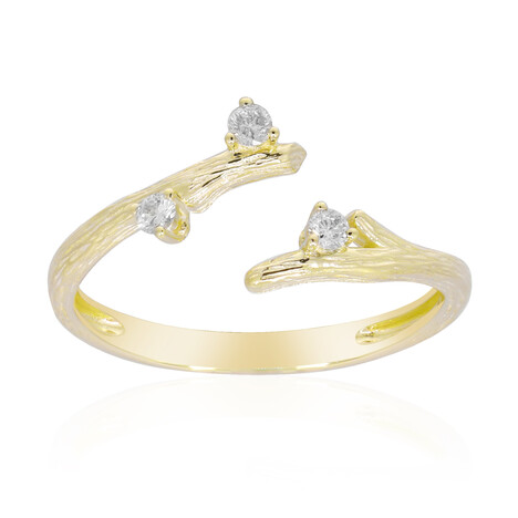 14K SI2 (H) Diamond Gold Ring (CIRARI)