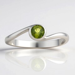 Anello in argento con Idocrasio